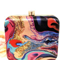 Rainbow Gradient Printed Clutch image 0
