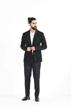 Bow lapel Tuxedo Set image 7