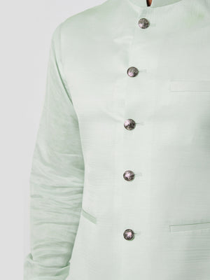 Mint Green Bundi Jacket Set image 1