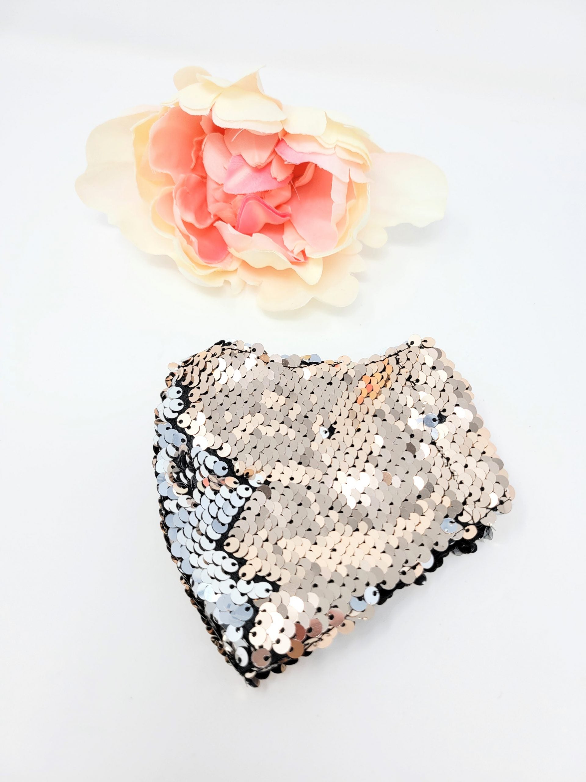 Gold Silver Sequins Face Mask image 0