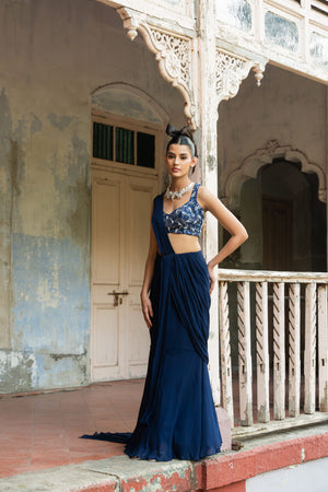 Nilima Draped Saree image 0
