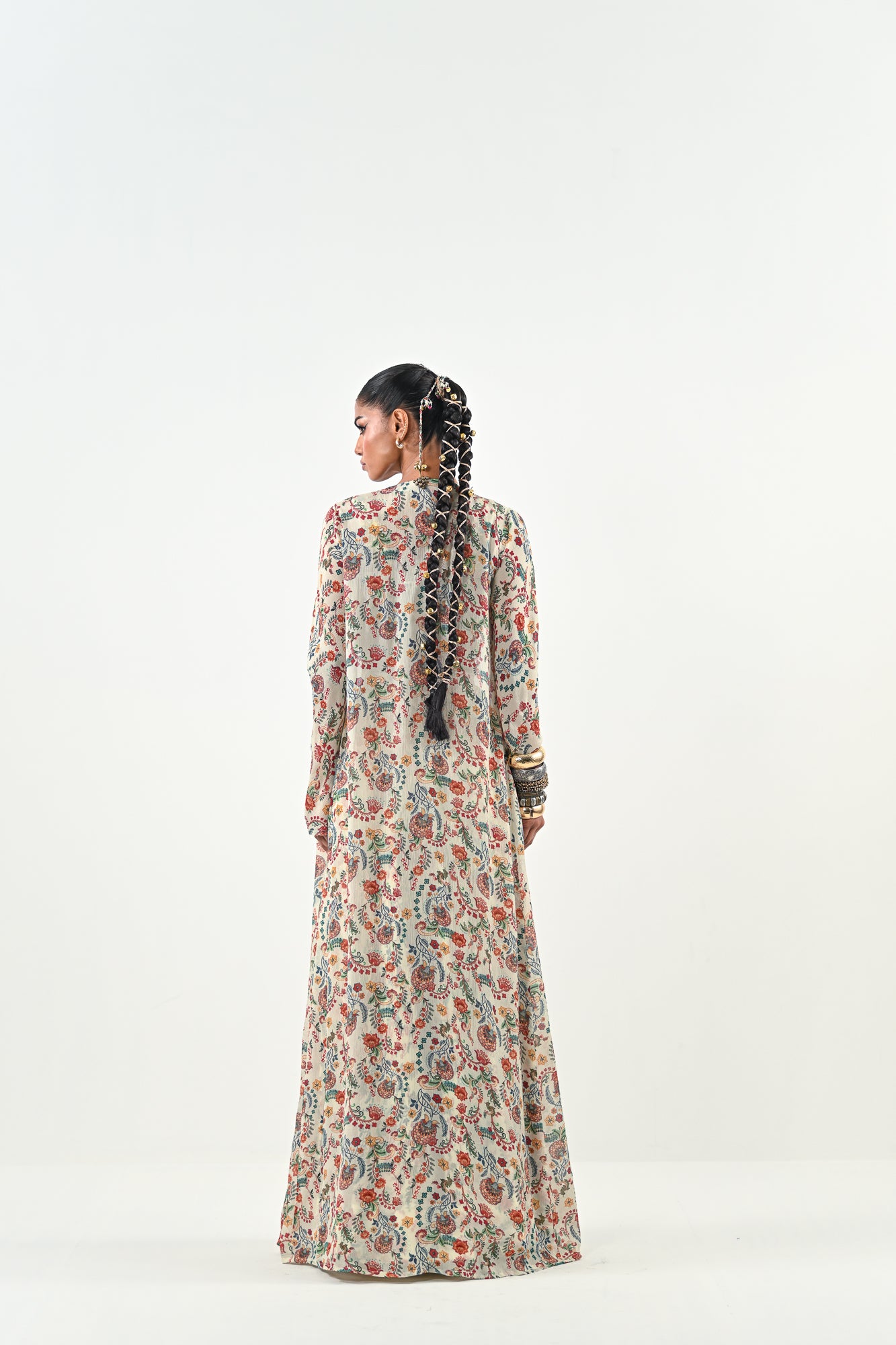 IB FLARED PANT EMBROIDERED JACKET SET image 1