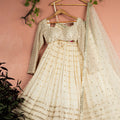 Ivory Radiant Sequin Lehenga Set image 0