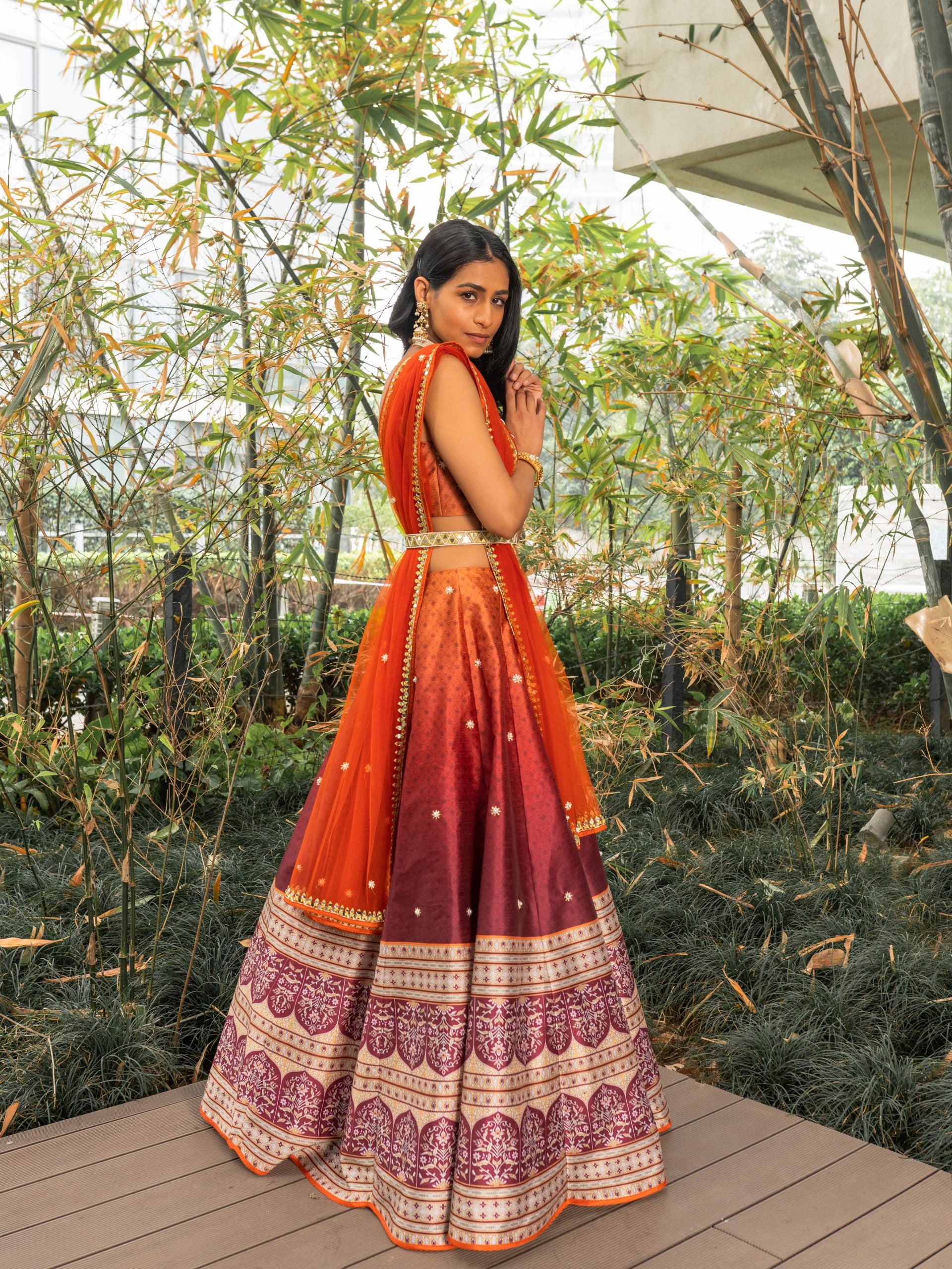 Zeenat Printed Lehenga Set image 2