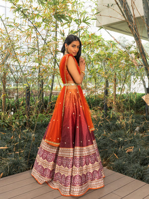 Zeenat Printed Lehenga Set image 2
