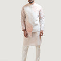 Asymmetric Thread Nehru Kurta Set image 0