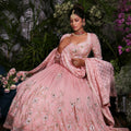 Blush Peach Lehenga Set image 0