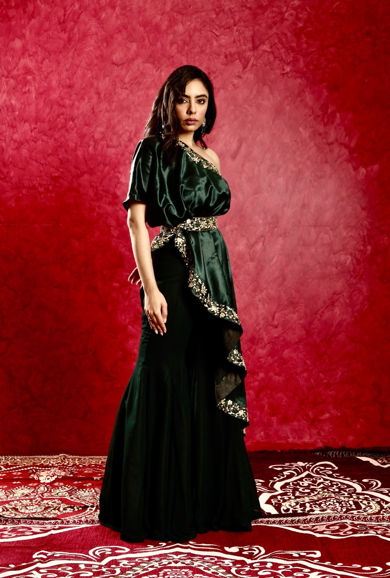 Seher Cape and Pant Set image 4