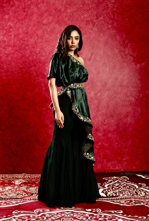 Seher Cape and Pant Set image 4