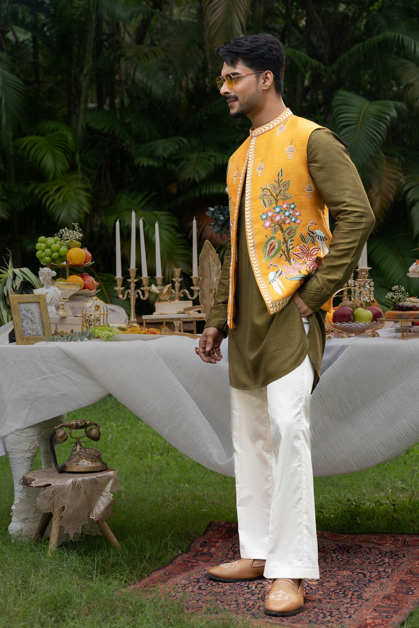 Pitunia Nehru Kurta Set image 2