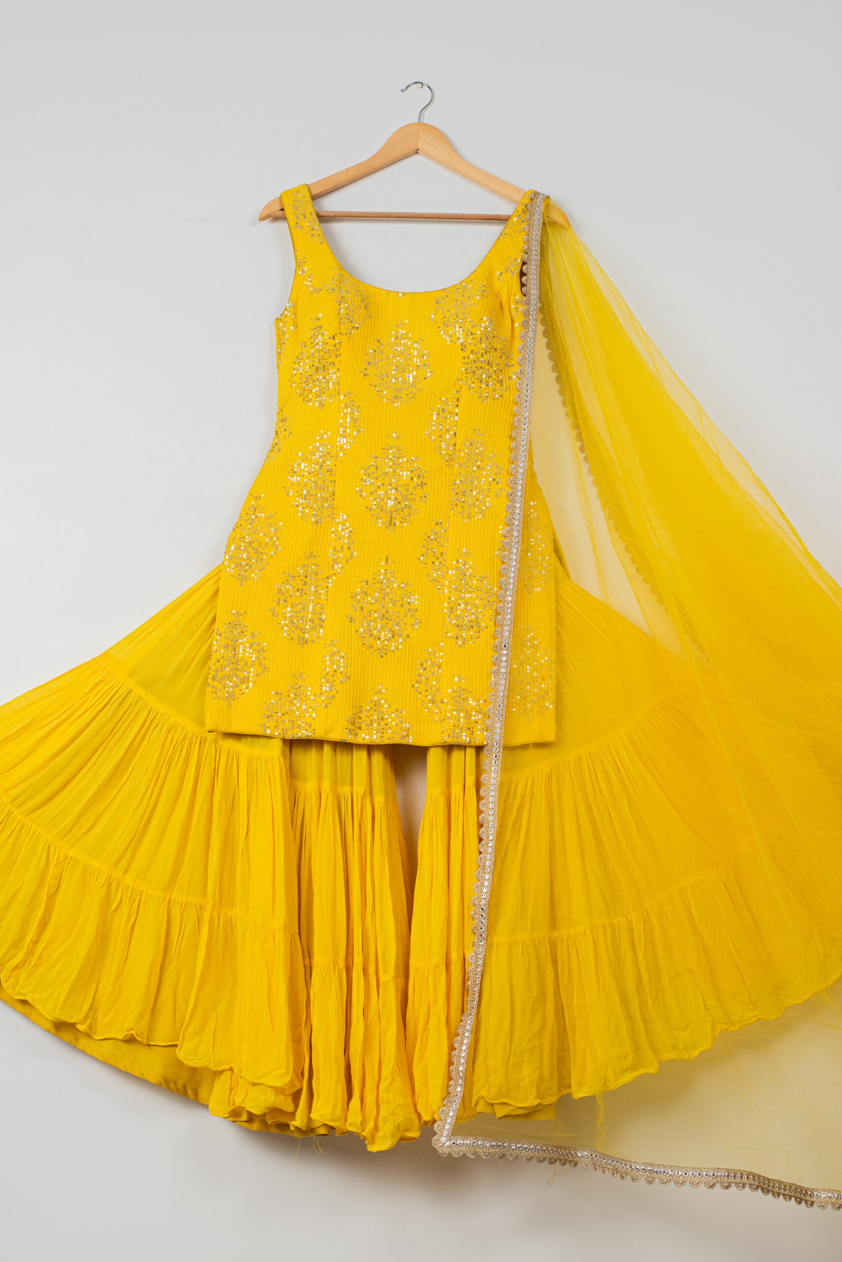 Daffodil Yellow Sharara Set image 0