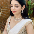 Ivory Ruffle Pre-Stitched Saree image 0