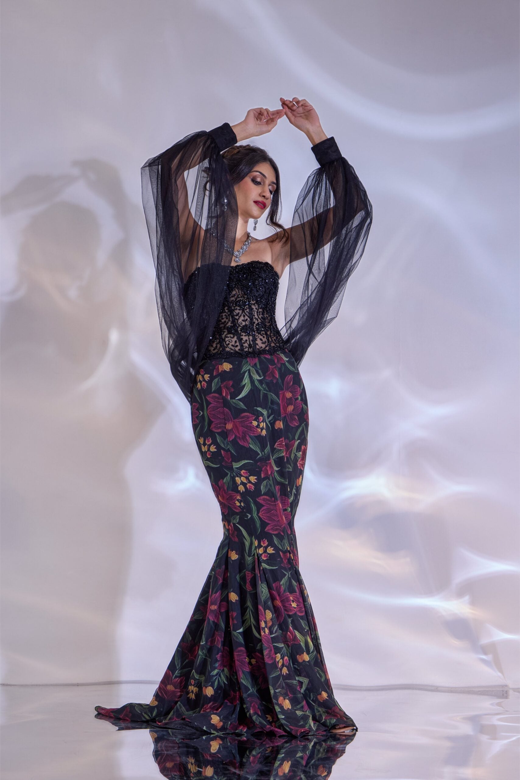 Selena Mermaid Trail Skirt Set image 2