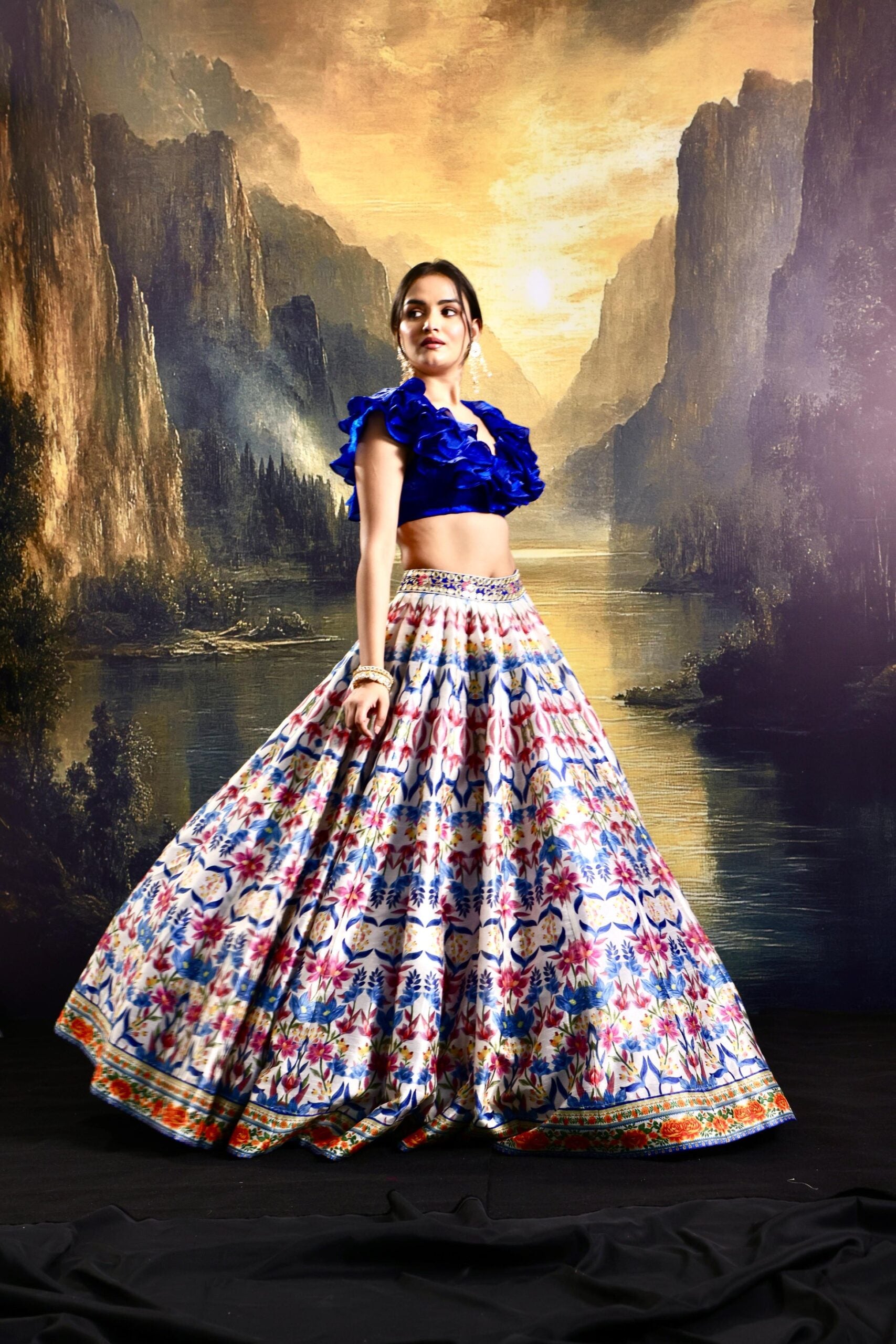 Kaina Lehenga Set - Custom image