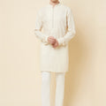 Lucknowi Embroidered Kurta Set image 0