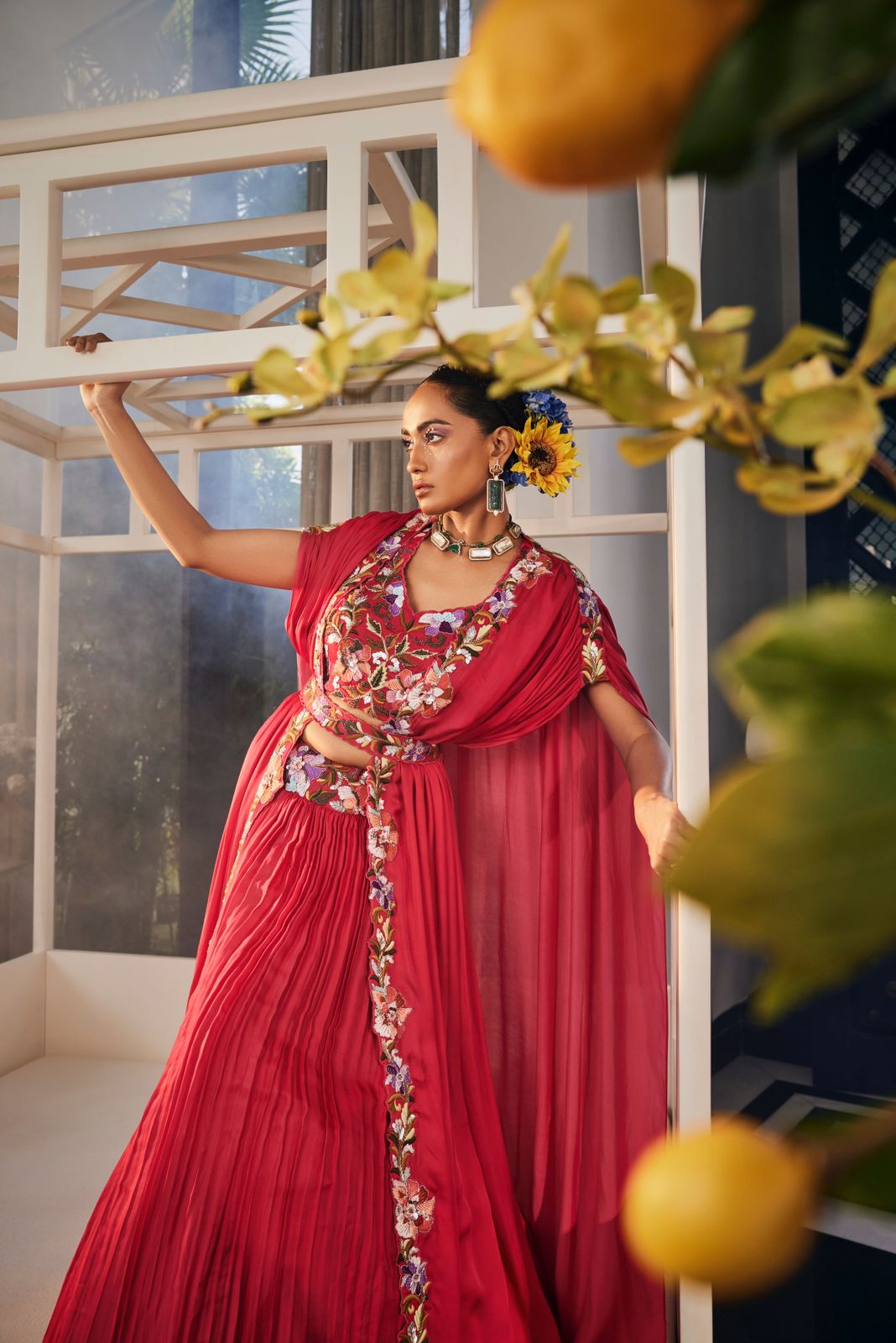 Magenta Cape Set image 0