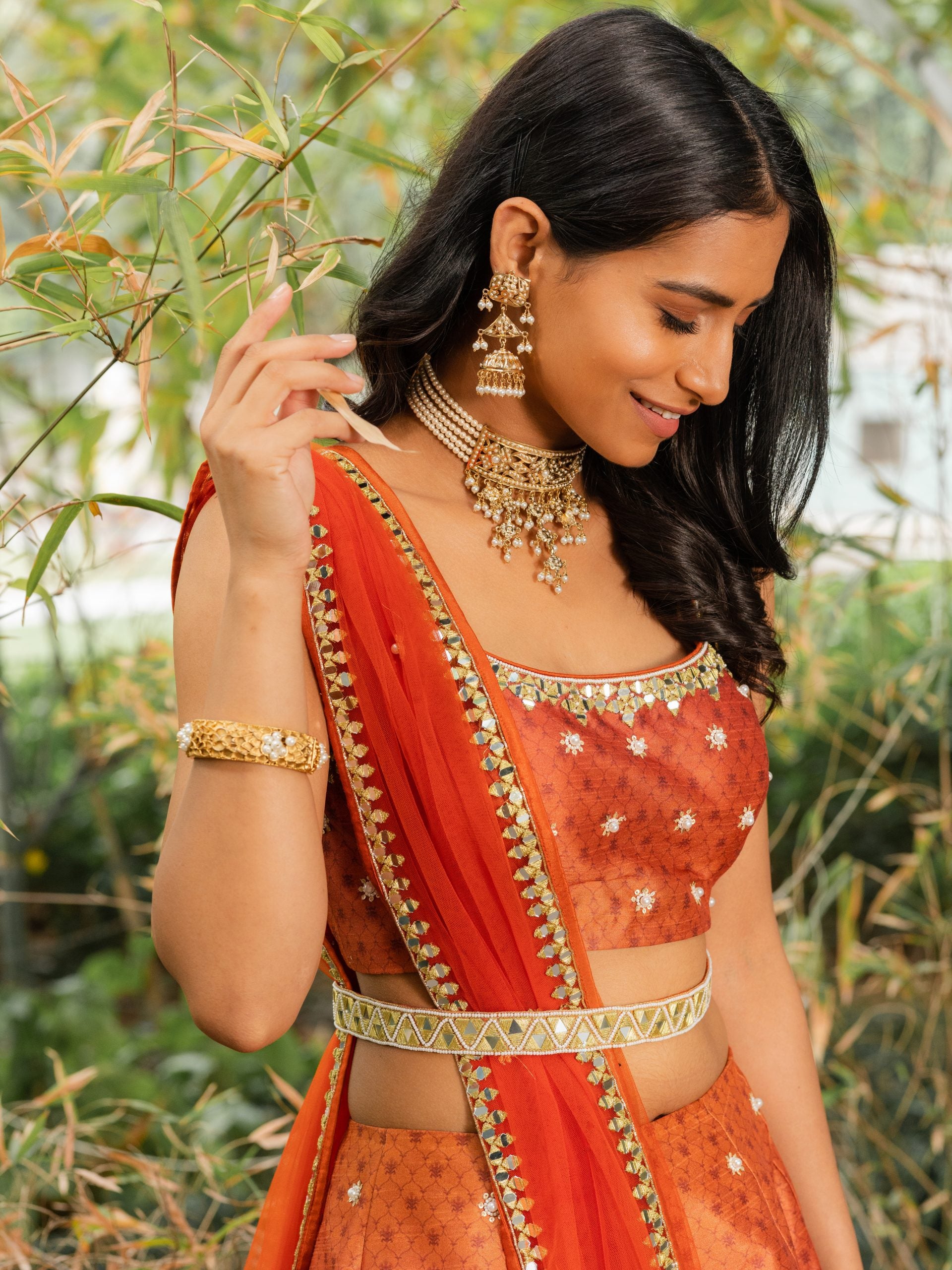 Zeenat Printed Lehenga Set image 3