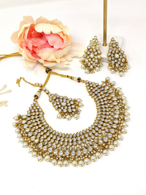 Jia Necklace Set - Golden image