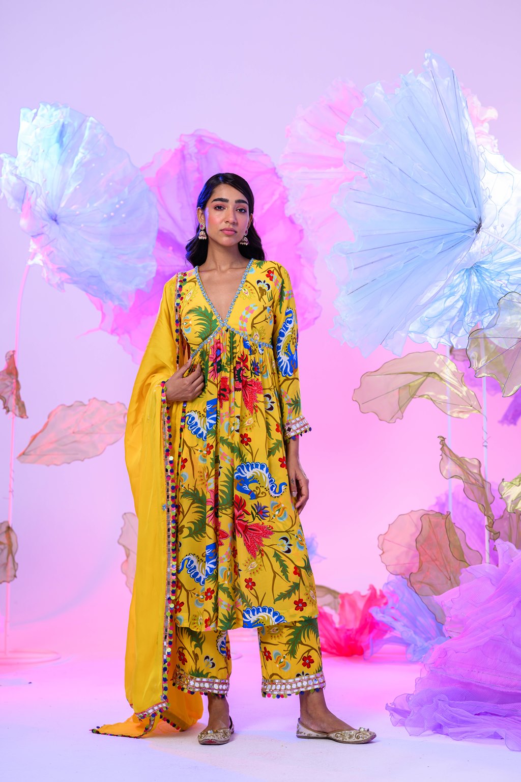 Tuscan Kaftan Kurta Set image 0