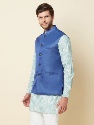 Tropical Print Kurta Set image 4