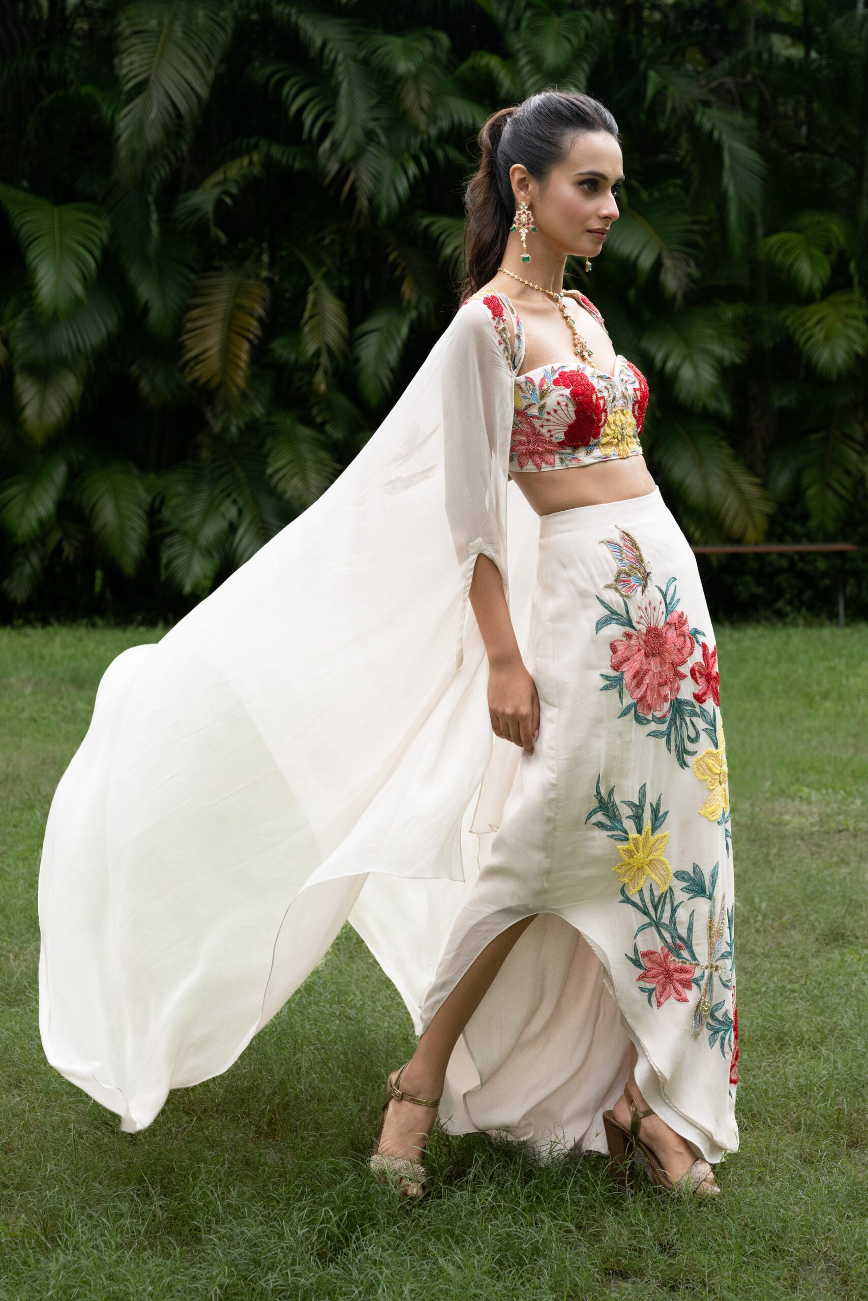 Butterfly Skirt  Cape Set image 2