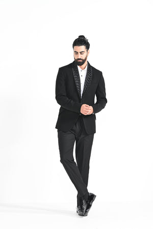 Bow lapel Tuxedo Set - Custom image