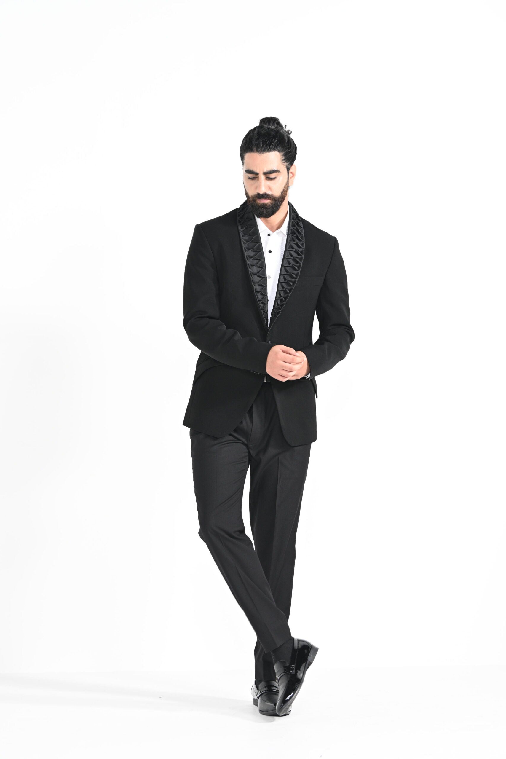 Bow lapel Tuxedo Set - M image