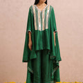 Emerald Green Embroidered Co-Ord Set image 0