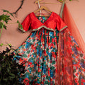 Floral Fiesta Layered Lehenga Set image 0