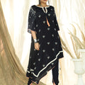 Midnight Motif Kurta and Dhoti Set image 0