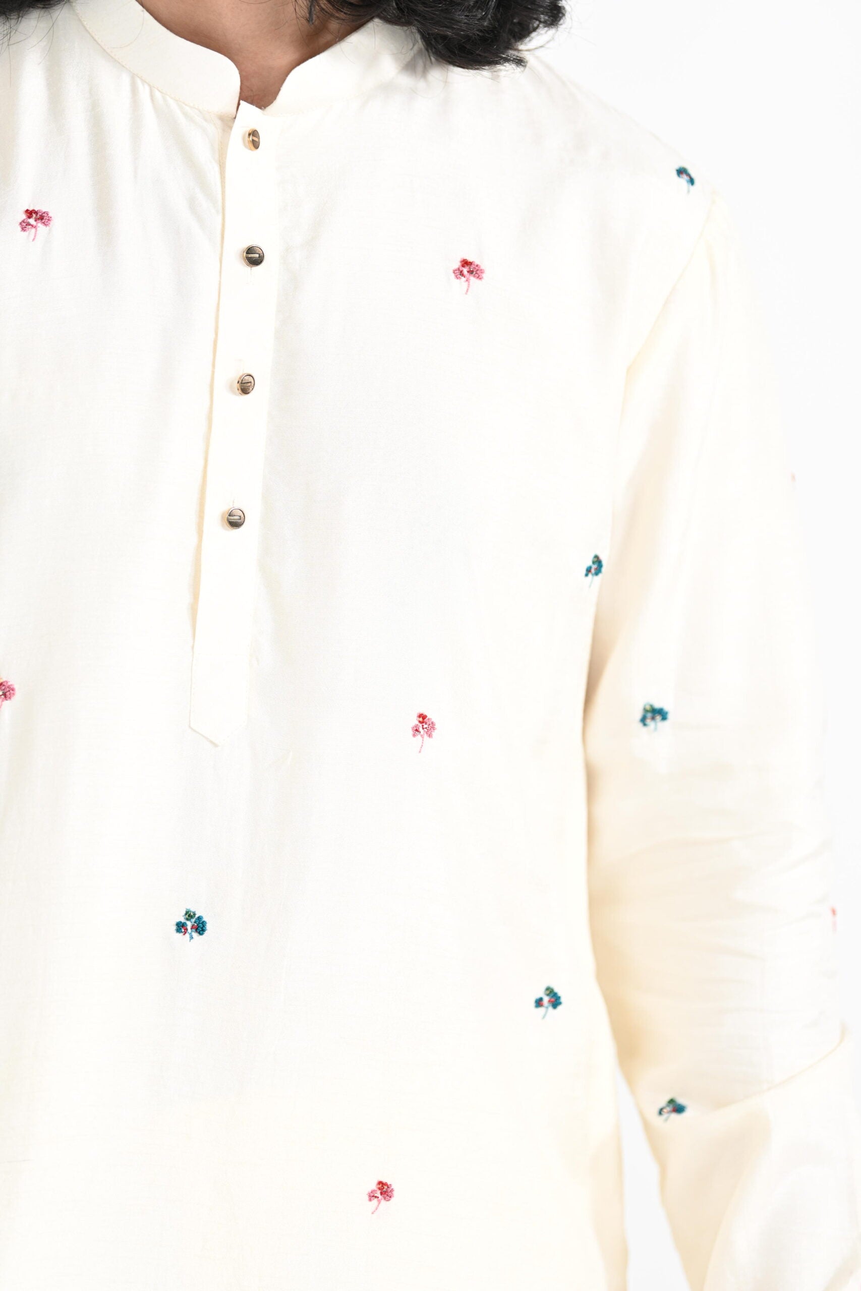 Shamlimaar Nehru with butta Kurta Set image 12