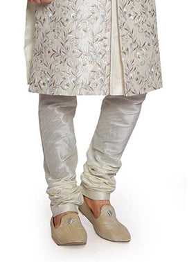 Off-White Sherwani Set image 2