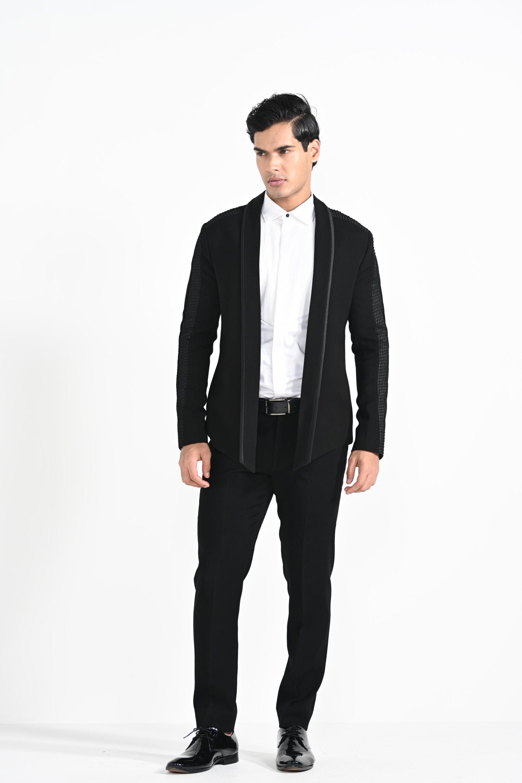 Open Blazer With Pintuck Detailing image 8