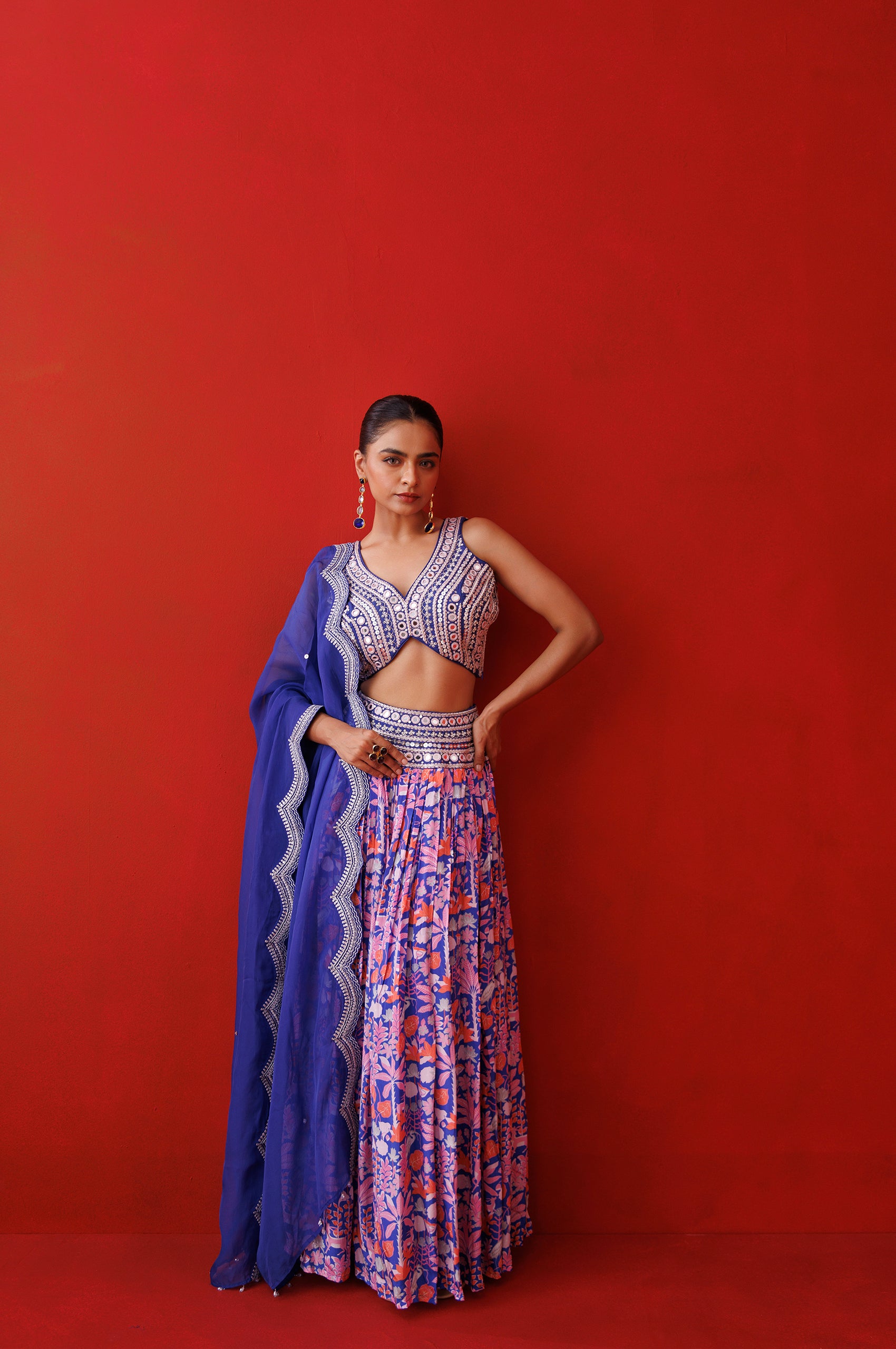 Saphire Serene Lehenga Set image 6