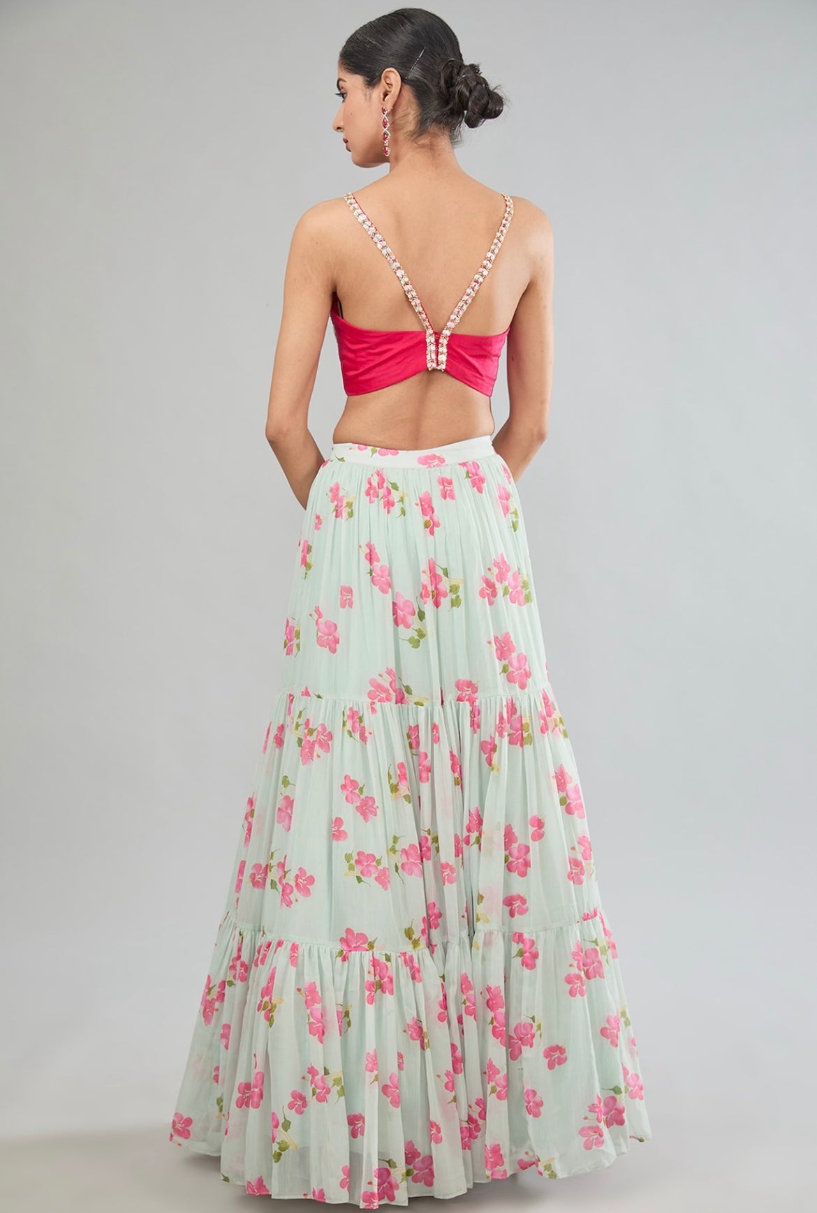 Floral Lehenga set image 2