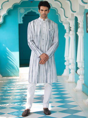 Grey Sherwani Set - Custom image