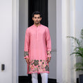 Flora Highlighted Applique Kurta With Pants image 0