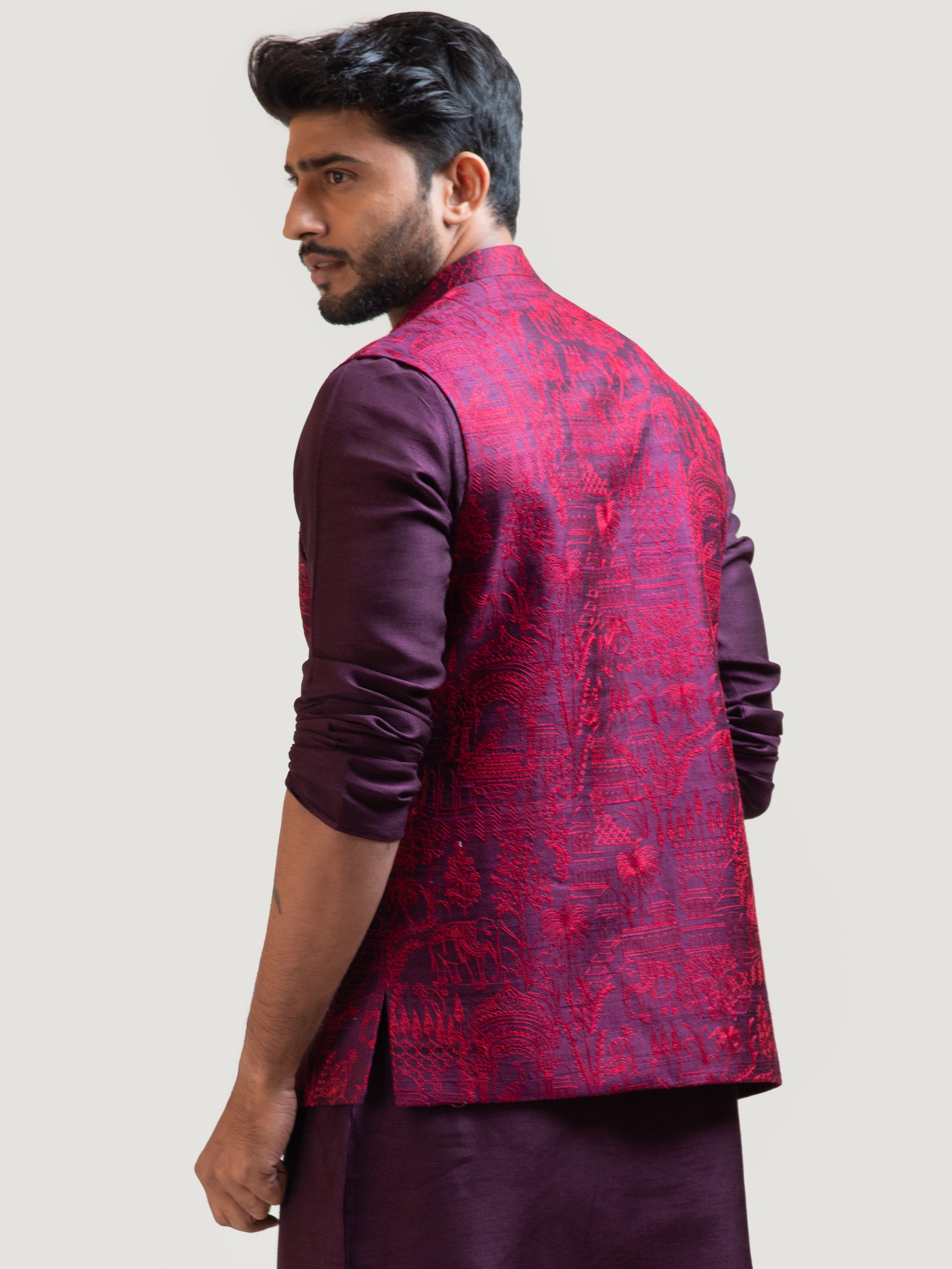 Purple Palace Nehru Jacket image 1