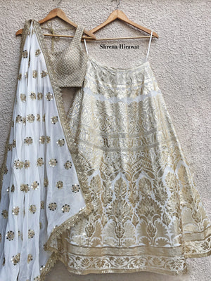 Ivory Lehenga Set - S image