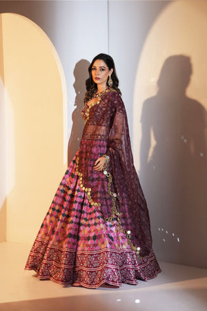 Gia Lehenga Set - L image