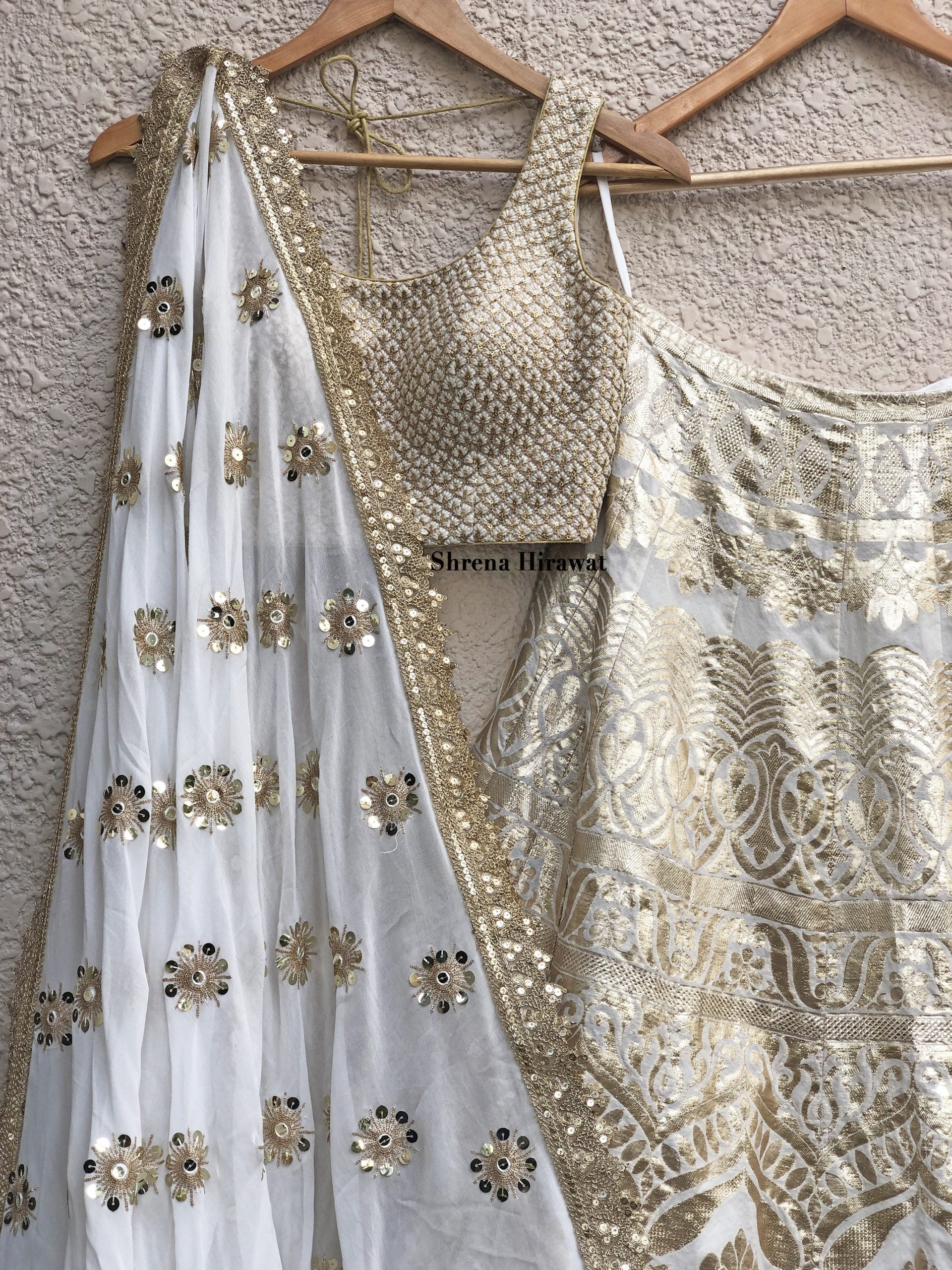 Ivory Lehenga Set image 2