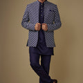 Blue Thread Work Indo Western Set image 0