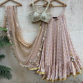 Nude Butti Mirror Lehenga Set image 0
