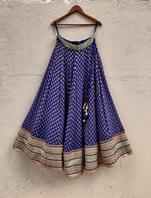 Indigo Blue Sharmily Lehenga image 5