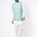 Celeste Silk Bundi Jacket Set image 0