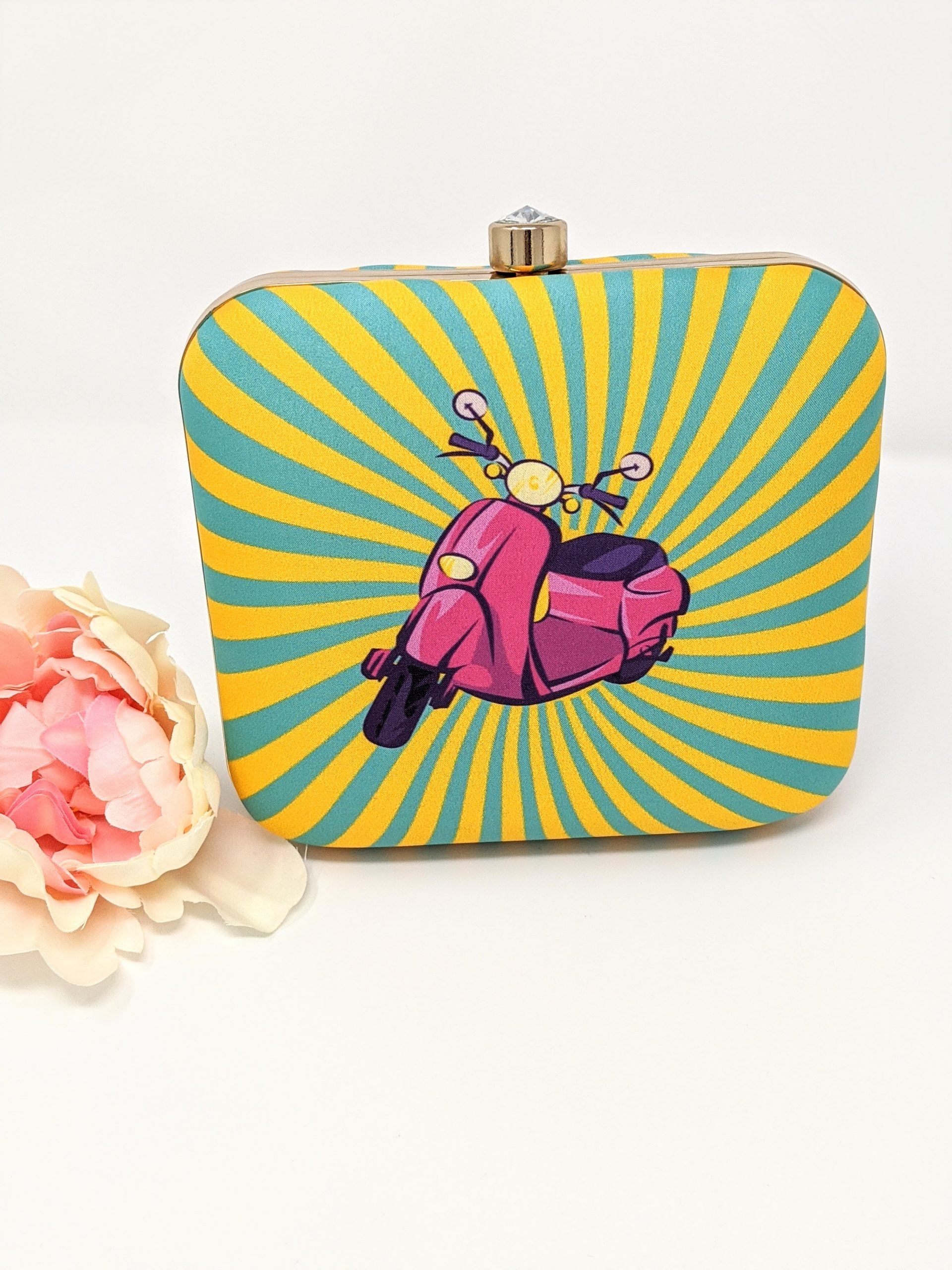Vespa Printed Clutch image 2