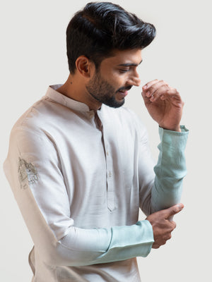 Sea Shaded Kurta Set image 1