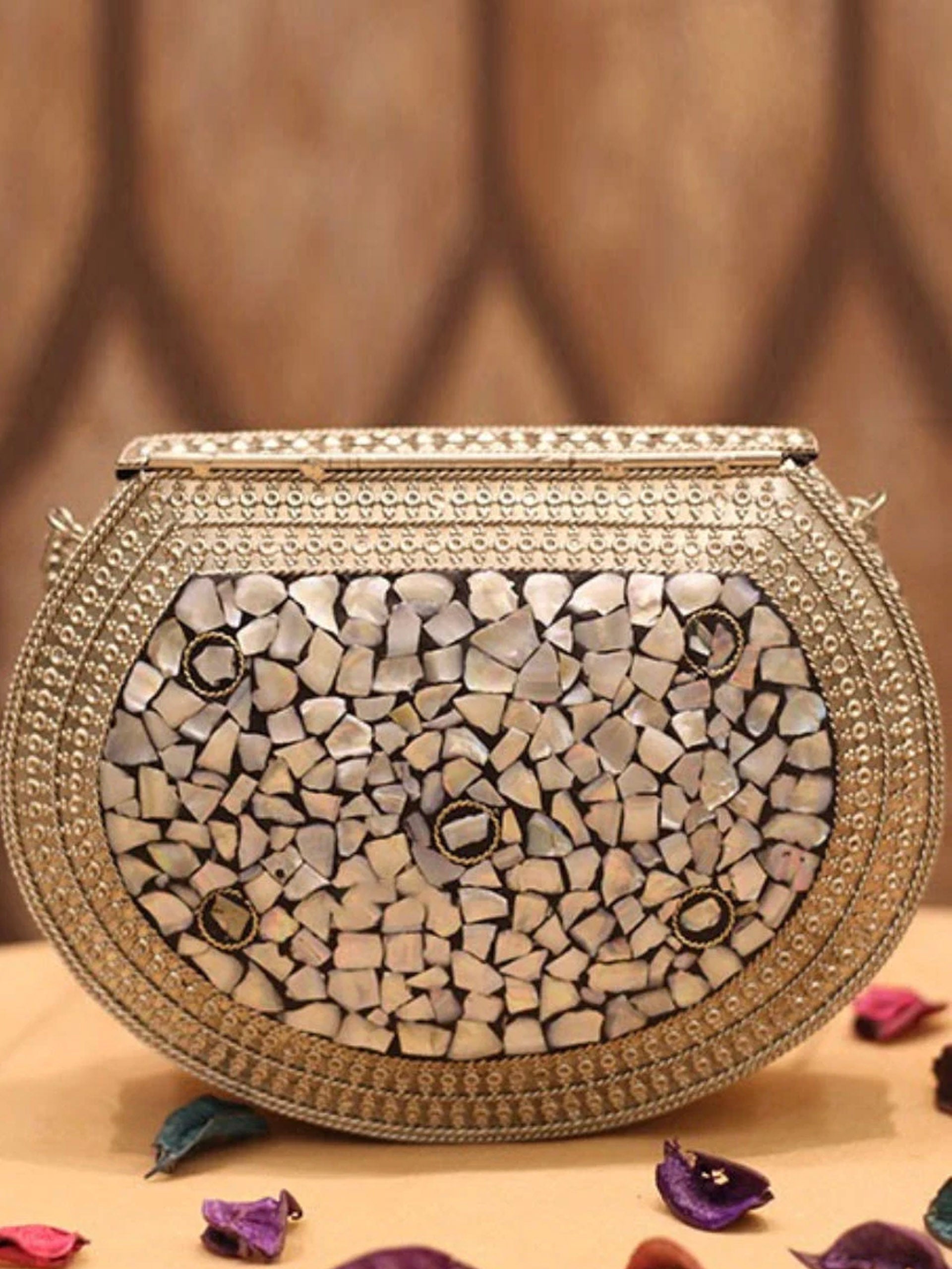 TARA Silver Clutch image 1