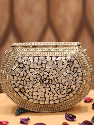 TARA Silver Clutch image 1