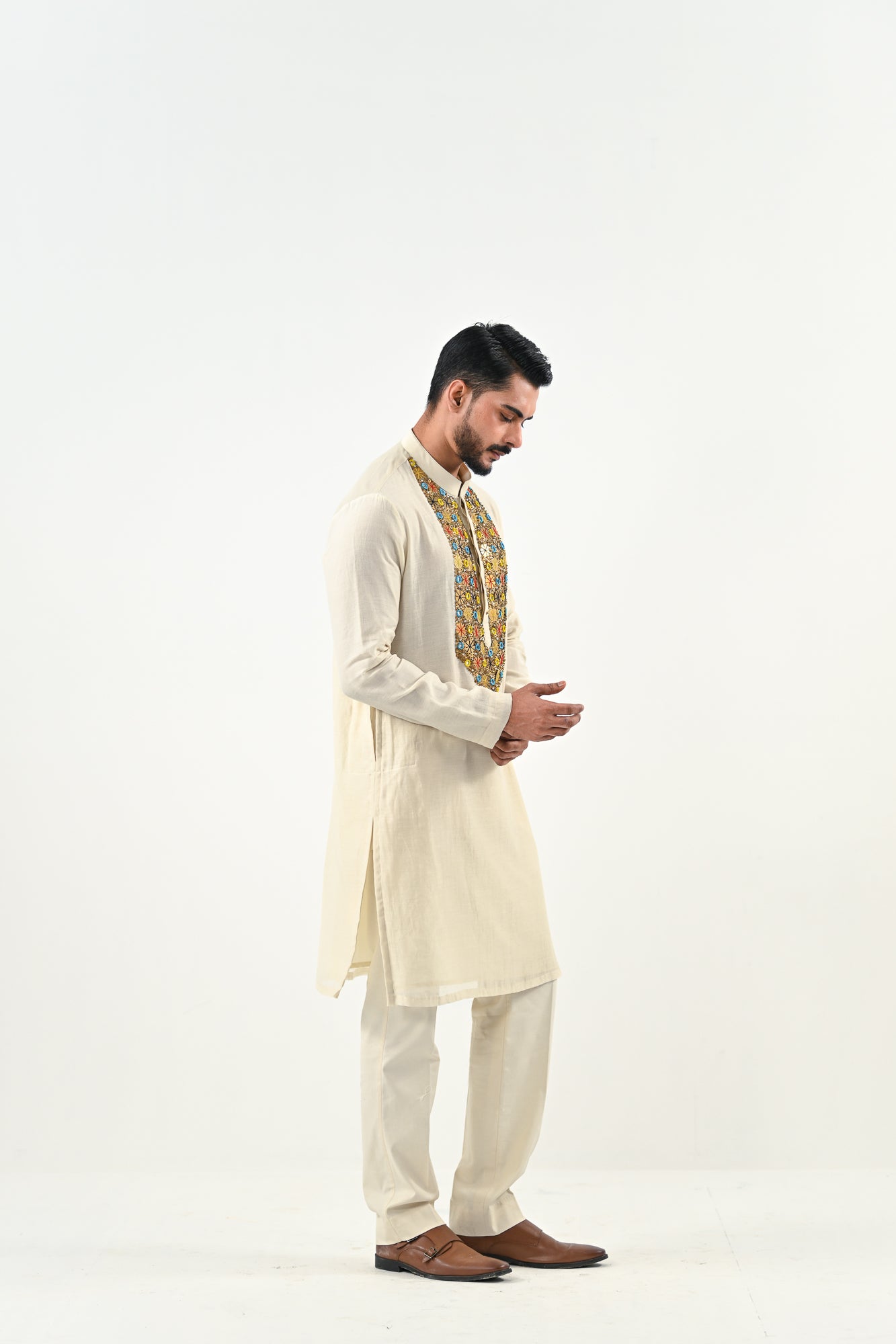 IB EMBROIDERED KURTA SET image 1